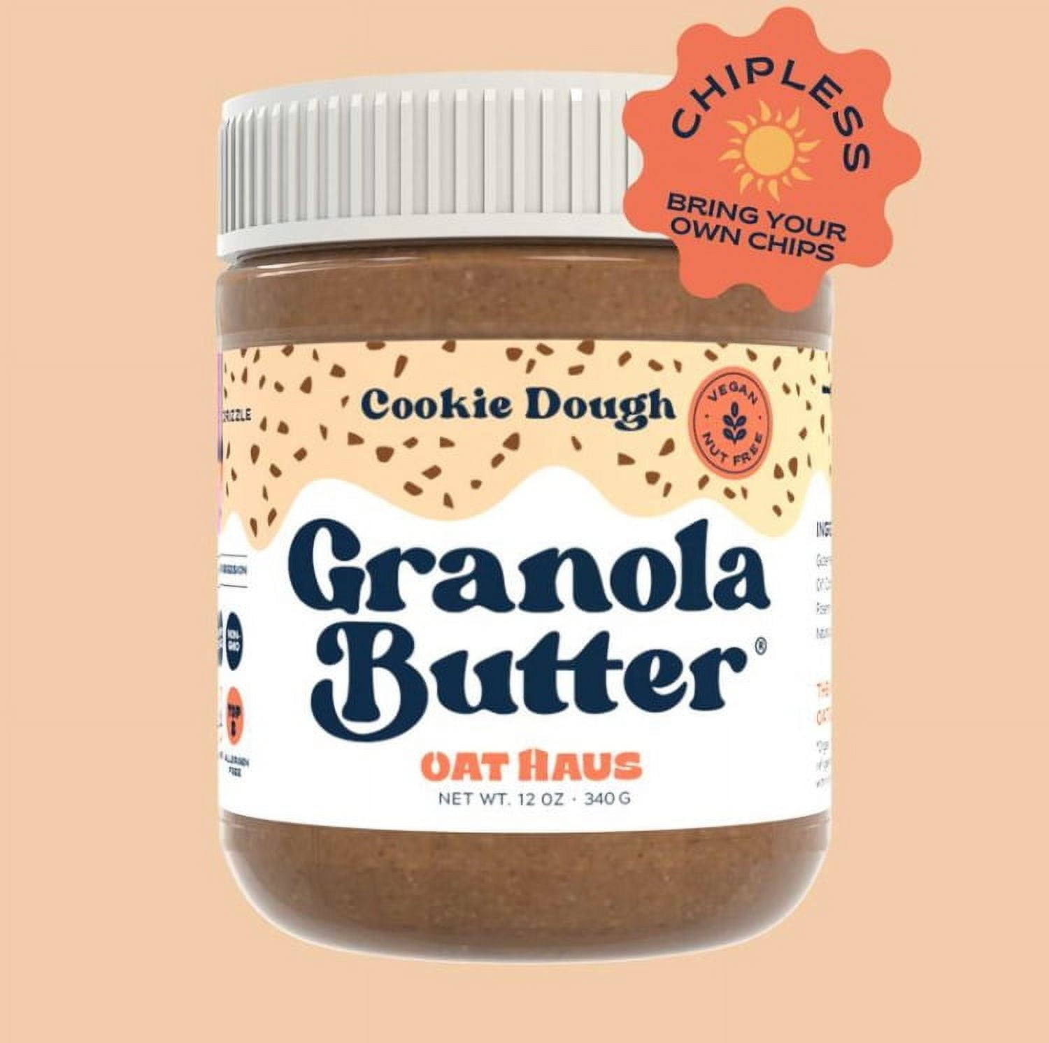 1 jar Cookie Dough (Chipless) Granola Butte