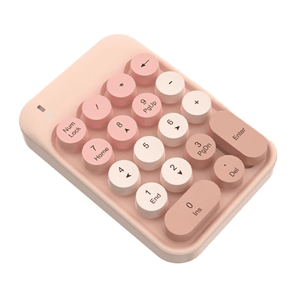 1 * keyboard 1 * receiver 1 * battery 1 * Chinese and English instruction manual-Milk Tea Mixed Color