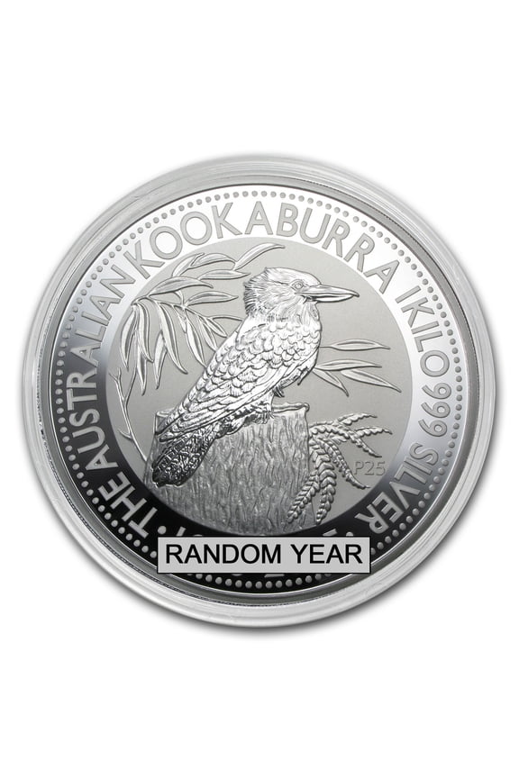 1 kilo Australian Silver Kookaburra BU (Random Year)