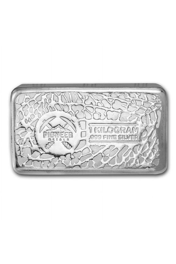 1 Kilo Silver Bar - Pioneer Metals