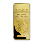 1 kilo Gold Bar - APMEX In capsule