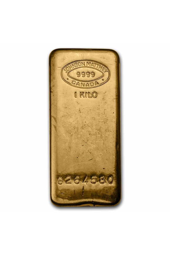 1 kilo Gold Bar - Johnson Matthey (Canada, Serial #)