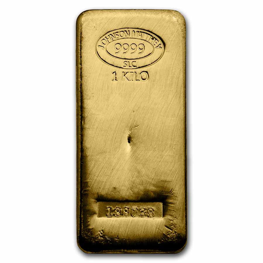 1 kilo Gold Bar - Johnson Matthey (SLC) - Walmart.com
