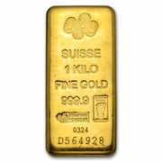 1 kilo Gold Bar - PAMP Suisse Cast w/ Assay