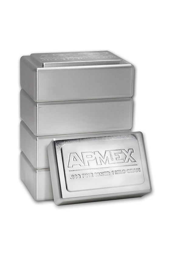 1 kilo Silver Bar - APMEX (Stackable)