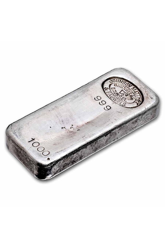 1 kilo Silver Bar - JM & Pauwels (Bruxelles Brussel, w/ Period)