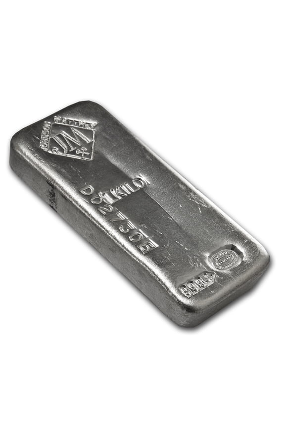 1 kilo Silver Bar - Johnson Matthey (Canada, Serial #)