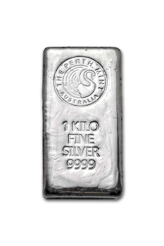 1 kilo Silver Bar - Perth Mint