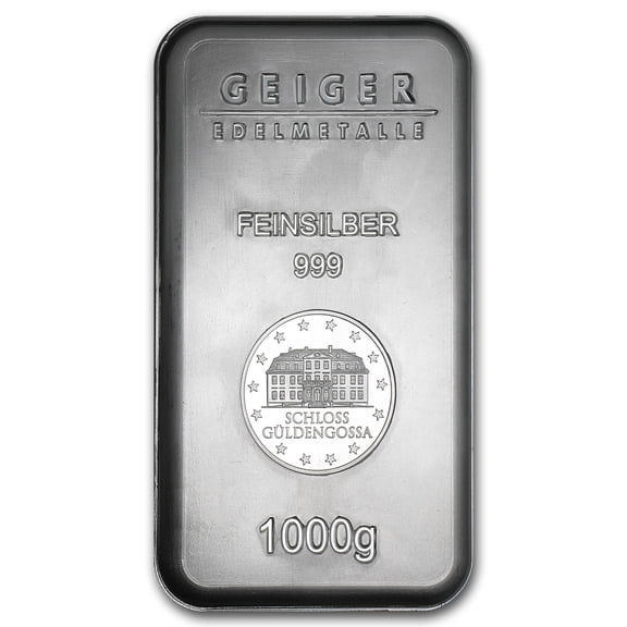 1 kilo Silver Bar - (Security Series/1000 Gram)