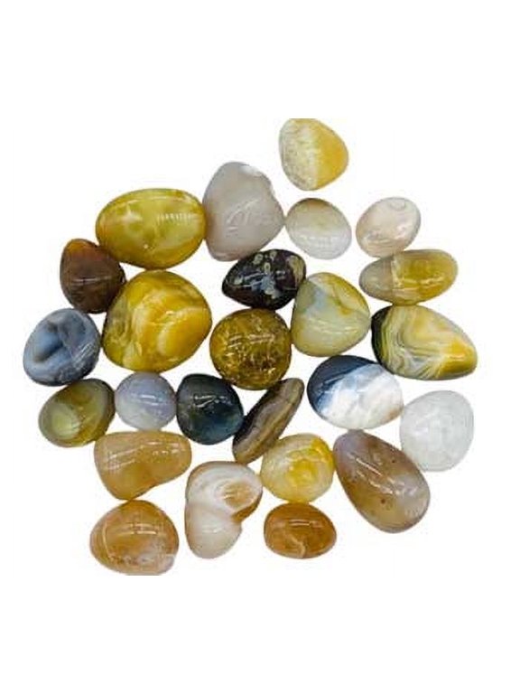 1 lb Agate, Natural tumbled stones | Trending Now