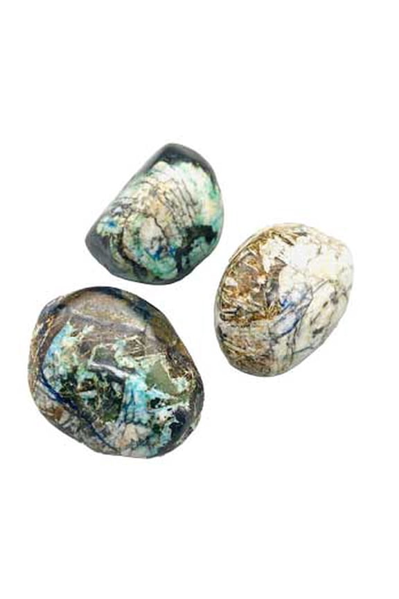 1 lb Azurite/Malachite tumbled stones