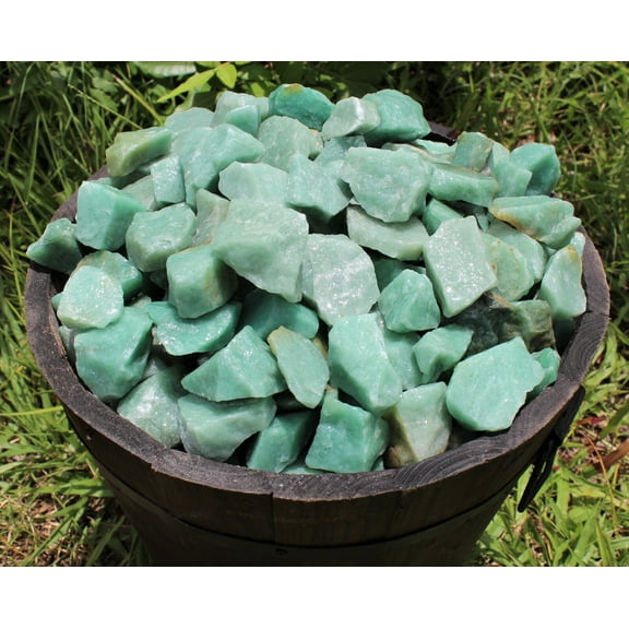1 lb Bulk Lot Natural Rough Green Aventurine Gemstone Specimen Raw Quartz 16 oz