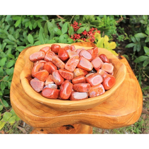 1 lb Bulk Wholesale Fire Agate Tumbled Stone Crystal Healing Reilki Gemstone