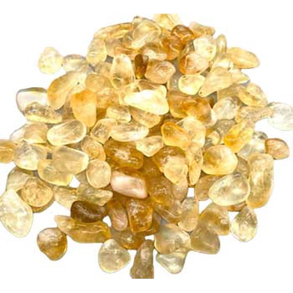 1 lb Citrine tumbled stones