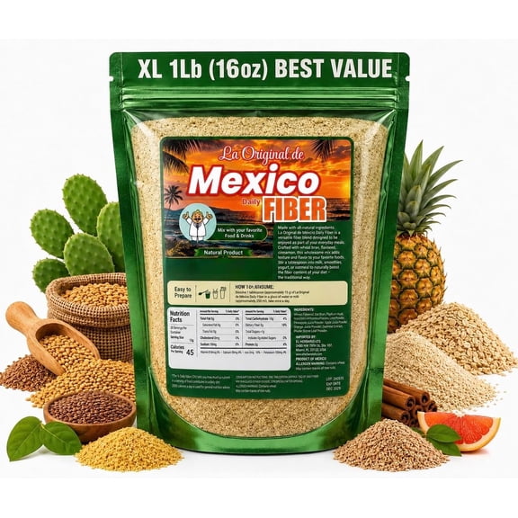 1 lb La Original de Mexico Plant-Based Powder | Natural Drink & Recipe Mix | Non-GMO, Additive-Free | Imported from Mexico