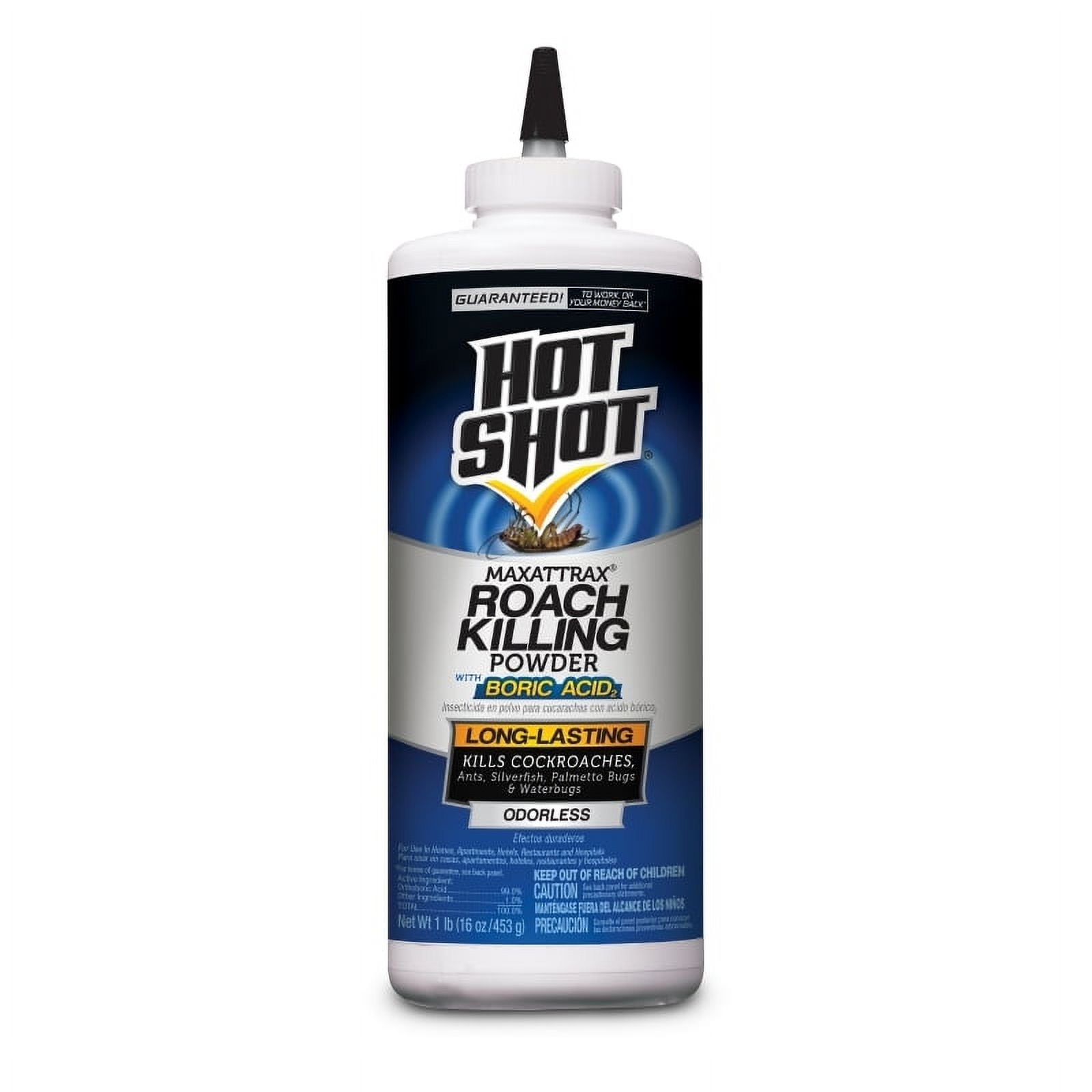 Hot Shot MaxAttrax Roach Killing Powder with Boric Acid2, 1-Pound