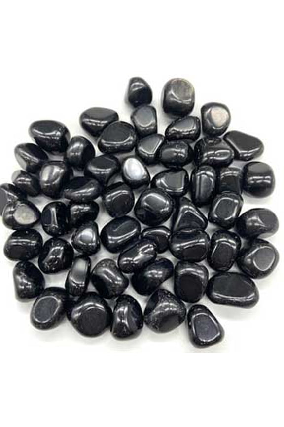 1 lb Obsidian, Black tumbled stones