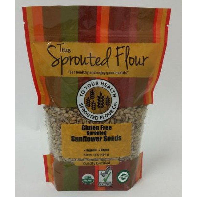 1 lb. Organic Sprouted Sunflower Seeds