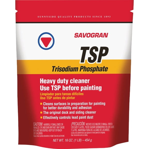 Savogran TSP Heavy Duty Cleaner Powder - Tri-Sodium Phosphate - 1 lb