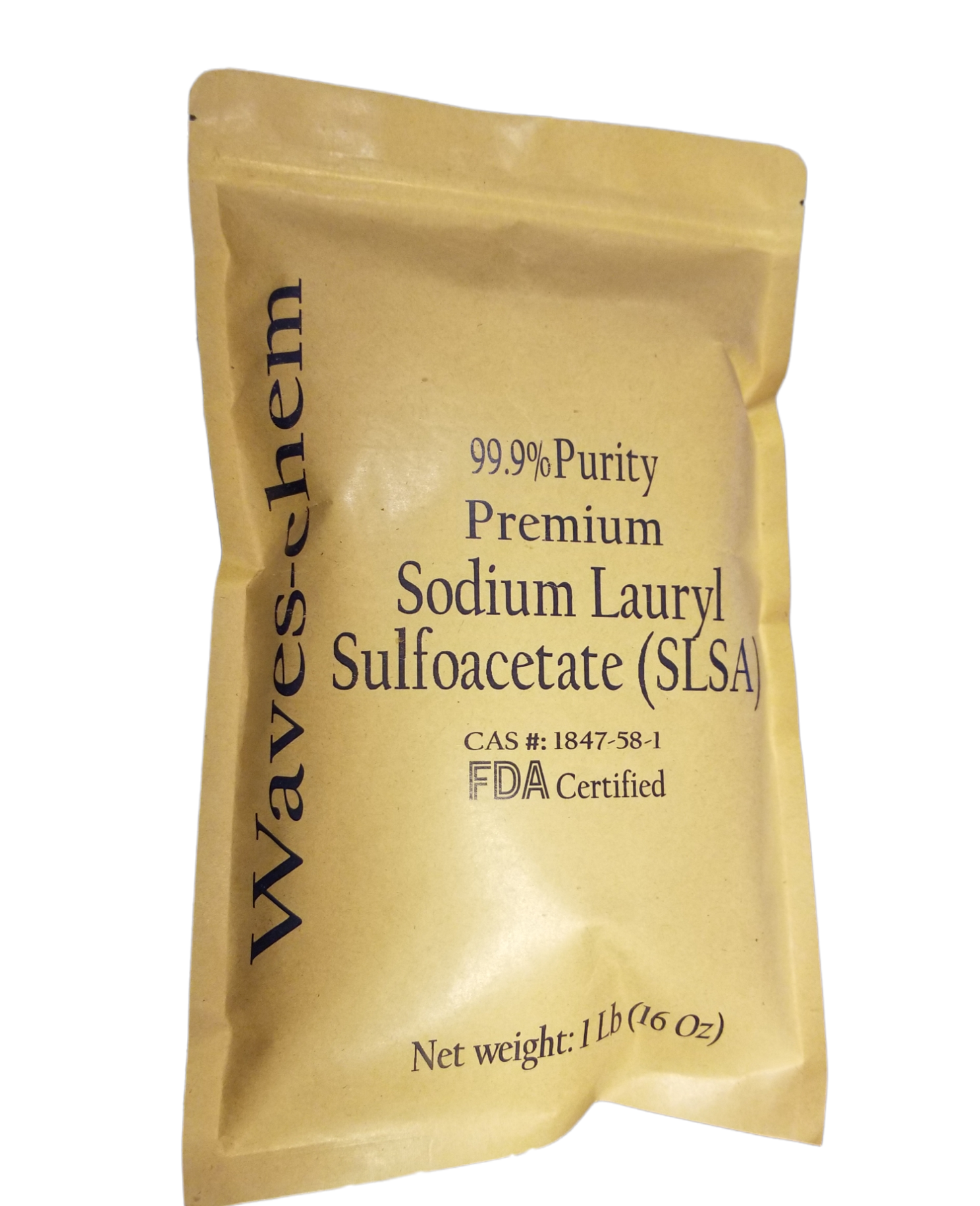 1 lb Sodium Lauryl Sulfoacetate (16 oz) SLSA foaming powder. 