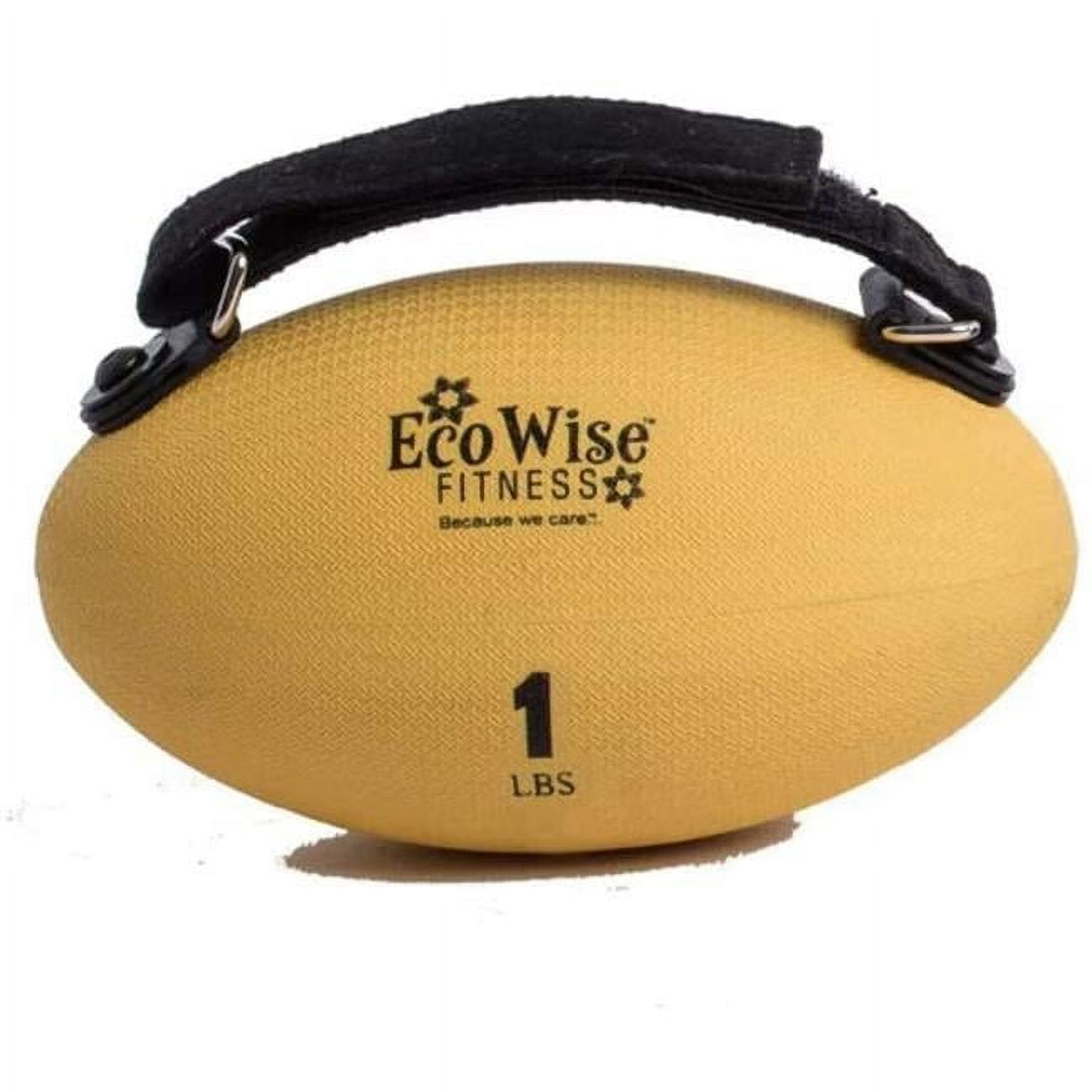 1 lbs EcoWise Slim Olive Weight Ball, Sunflower - 6.25 in. dia.