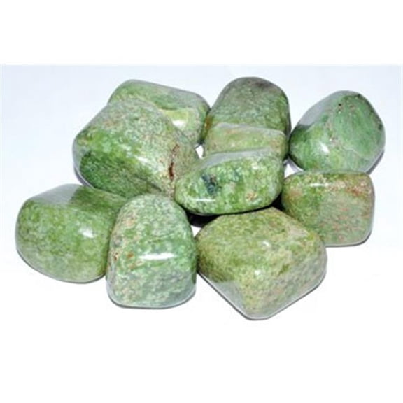 1 lbs Grossularite Garnet Tumbled Stones - Green