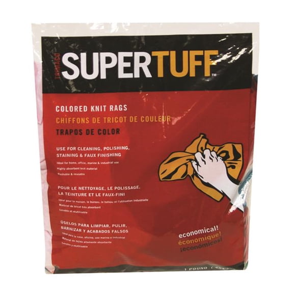 1 lbs SuperTuff Multi-Purpose Colored Knit Rag