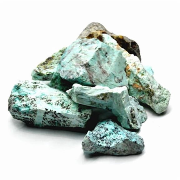 1 lbs Turquoise Untumbled Chips