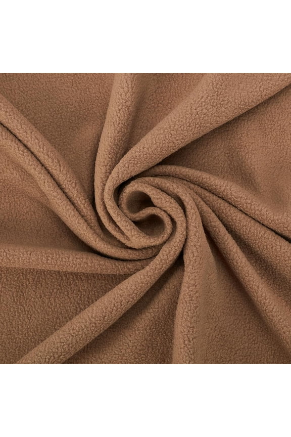 1 m Double Sided Polyester Polar Fleece Fabric for Homewear Hoodie Peru 1600mm