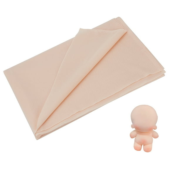 1 m Polyester Doll Skin Fabric Clothing Accessories for DIY Pillow Cartoon Toy Antique White 150x0.05cm