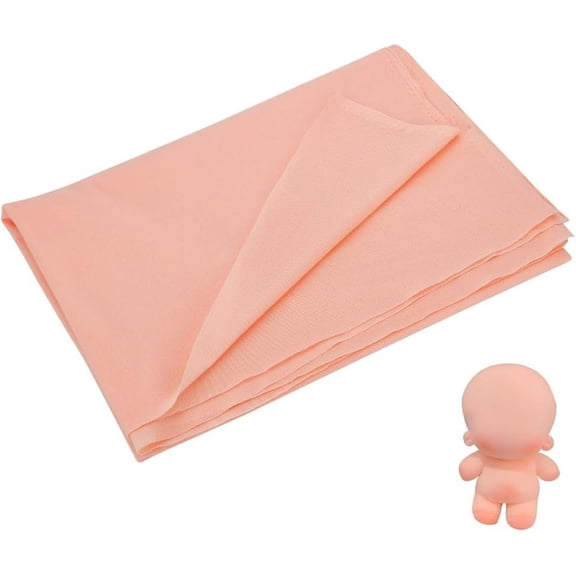 1 m Polyester Skin Tone Fabric for Making Light Salmon 1500x0.2mm
