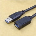 thumbnail image 1 of 1 meter USB3.0 extension cable USB data cable 3.0USB extension cable AM to AF extension cable，black, 1 of 2