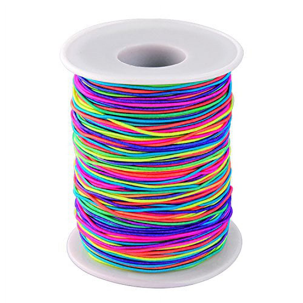 1 mm Elastic Cord Beading Threads Stretch String Fabric Crafting Cords