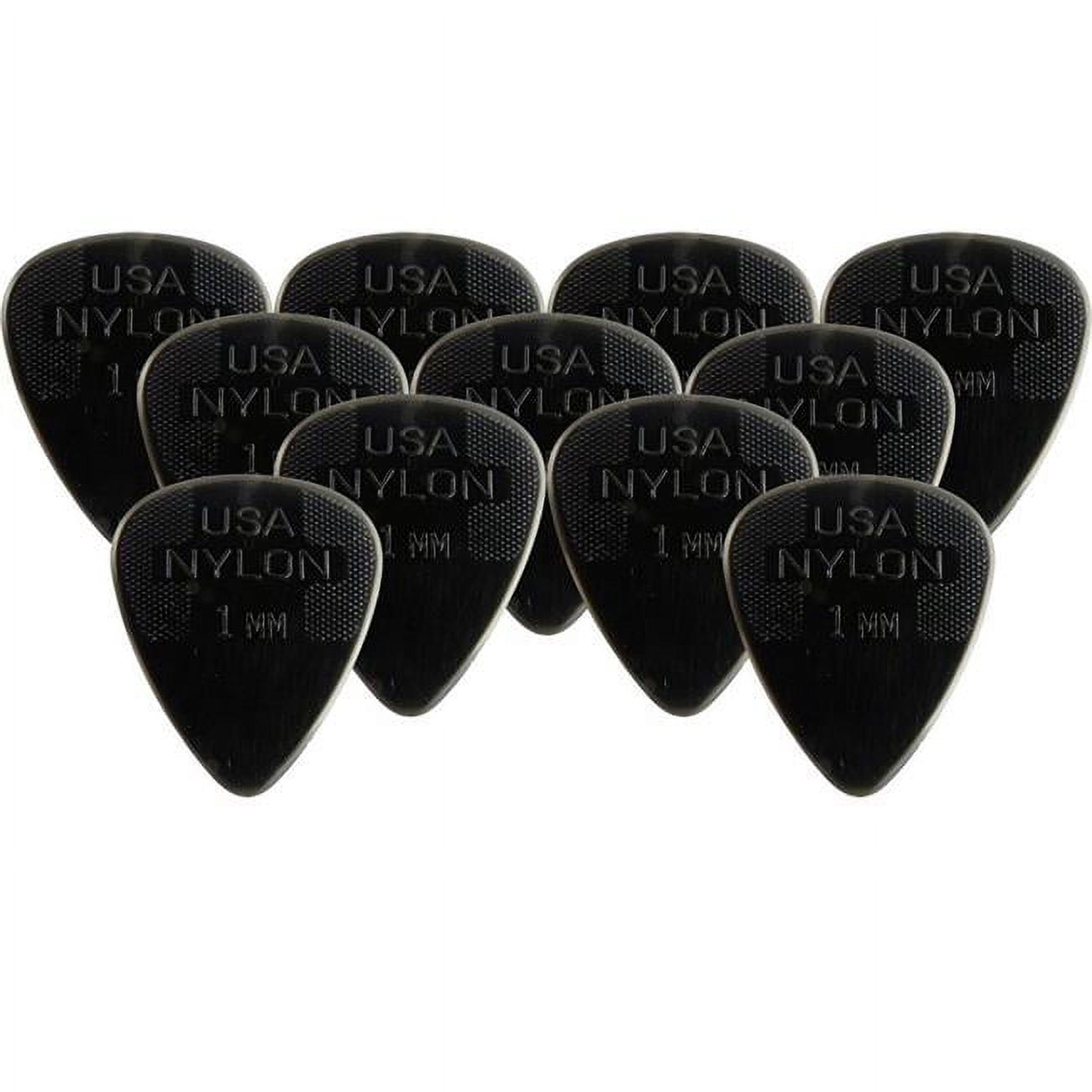 1 mm Gauged Nylon Picks, Black