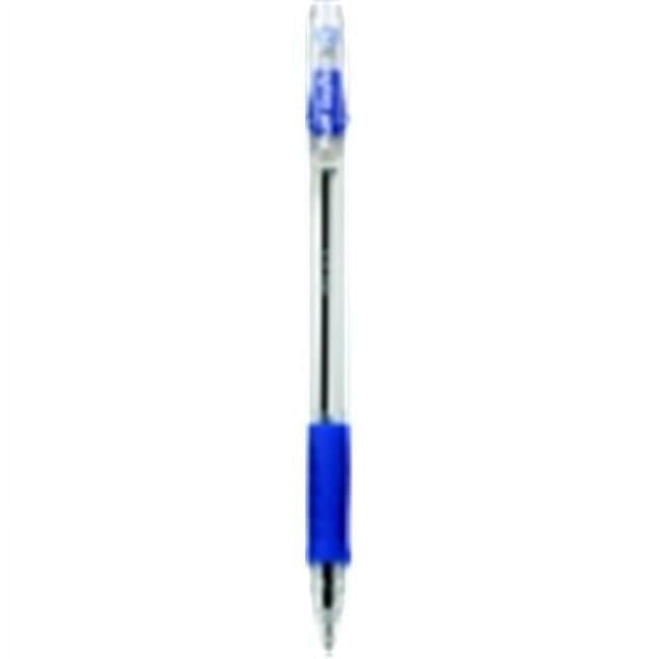 1 mm. Medium Tip Easy Touch Refillable Ballpoint Pen - Blue, Pack 12