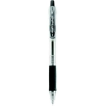 1 mm. Medium Tip Easy Touch Retractable Ballpoint Pen - Black, Pack 12