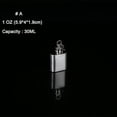 thumbnail image 1 of 1 oz 30Ml Portable Stainless Steel Liquor Flask for Wine Alcohol Whiskey, 1 of 8