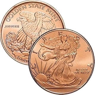 1 oz .999 Pure Copper Round/Challenge Coin (Walking Liberty)