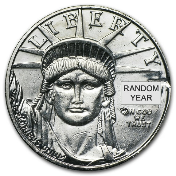 1 oz American Platinum Eagle BU (Random Year, Abrasions)