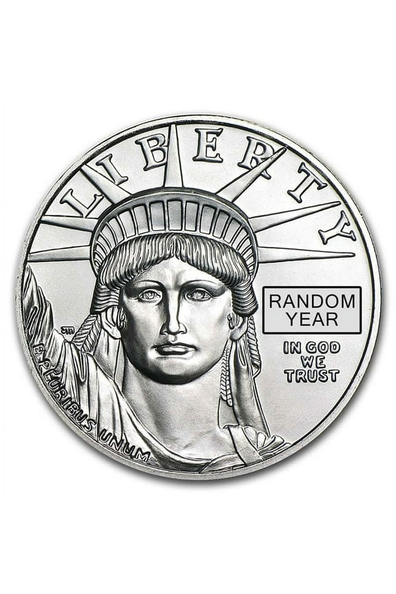 1 oz American Platinum Eagle Coin BU (Random Year, 1997-2023)