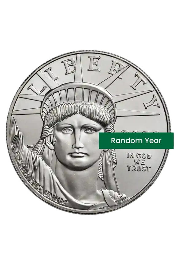 1 oz American Platinum Eagle Coin BU - Random Year
