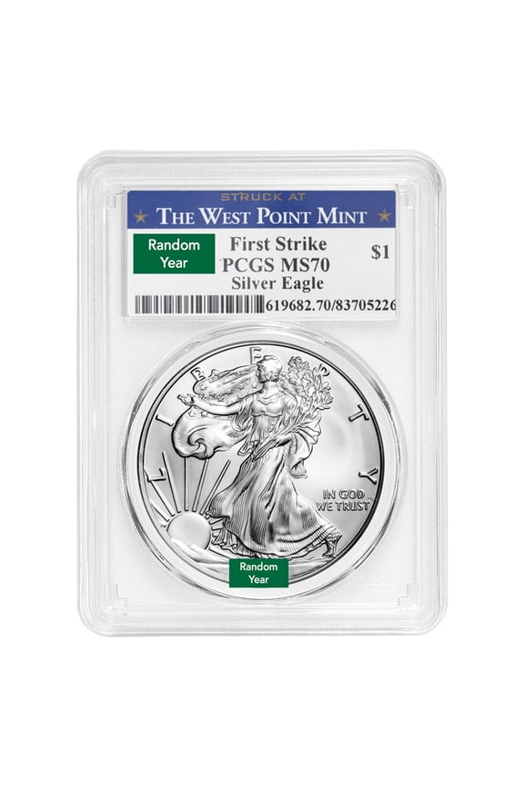1 oz American Silver Eagle MS-70 PCGS (FirstStrike) - Random Year