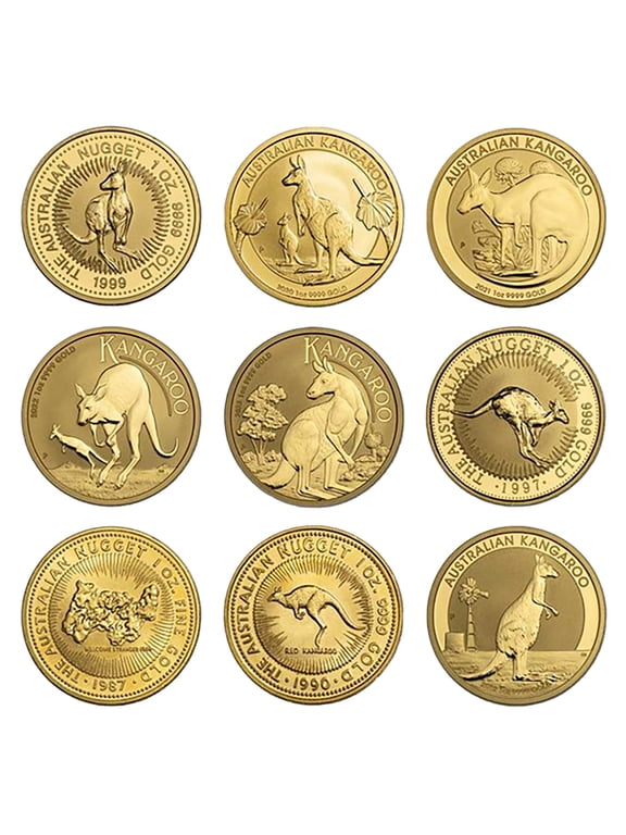 1 oz Australian Gold Kangaroo Coin BU - Random Year - Walmart