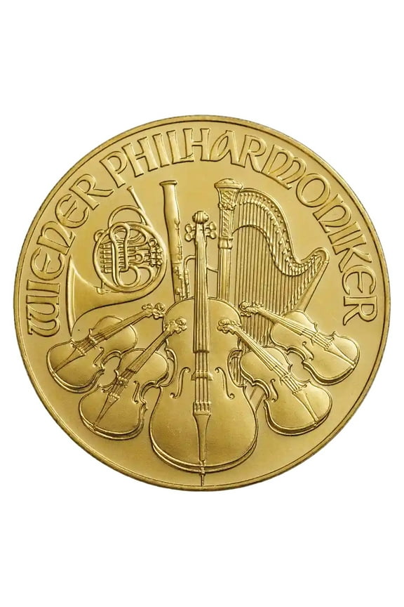 1 oz Austrian Gold Philharmonic Coin BU - Random Year