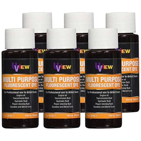 1 oz. Bottle Fuel, PwrSteering, Engine Oil, Tran Oil Fluorescent Dye