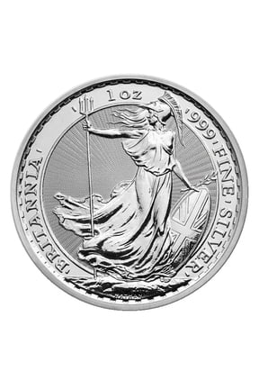 1 oz Britannia Silver Coin - Random Year