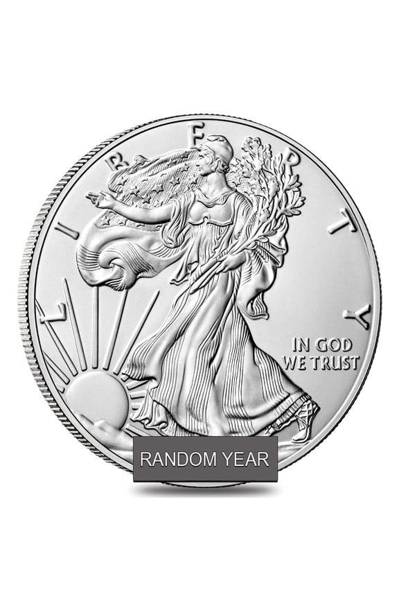1 oz Burnished Silver American Eagle In Cap (Random Year)