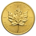 thumbnail image 1 of 1 oz Canadian Gold Maple Leaf Coin BU - Abrasions, 1 of 2