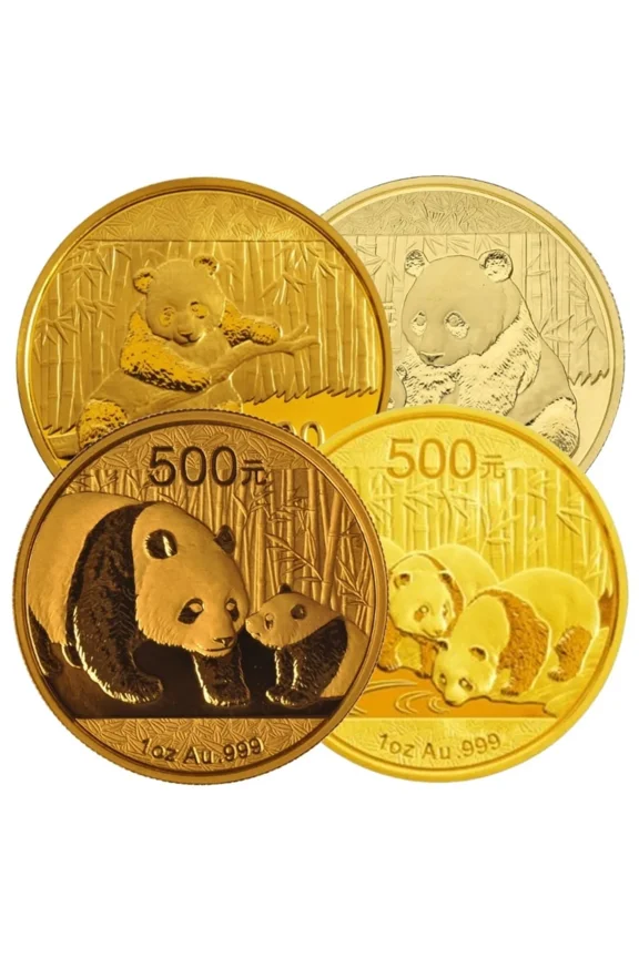 1 oz Chinese Gold Panda Coin BU - Random Year