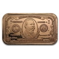 thumbnail image 1 of 1 oz Copper Bar - $1000 Grover Cleveland Banknote Replica, 1 of 2